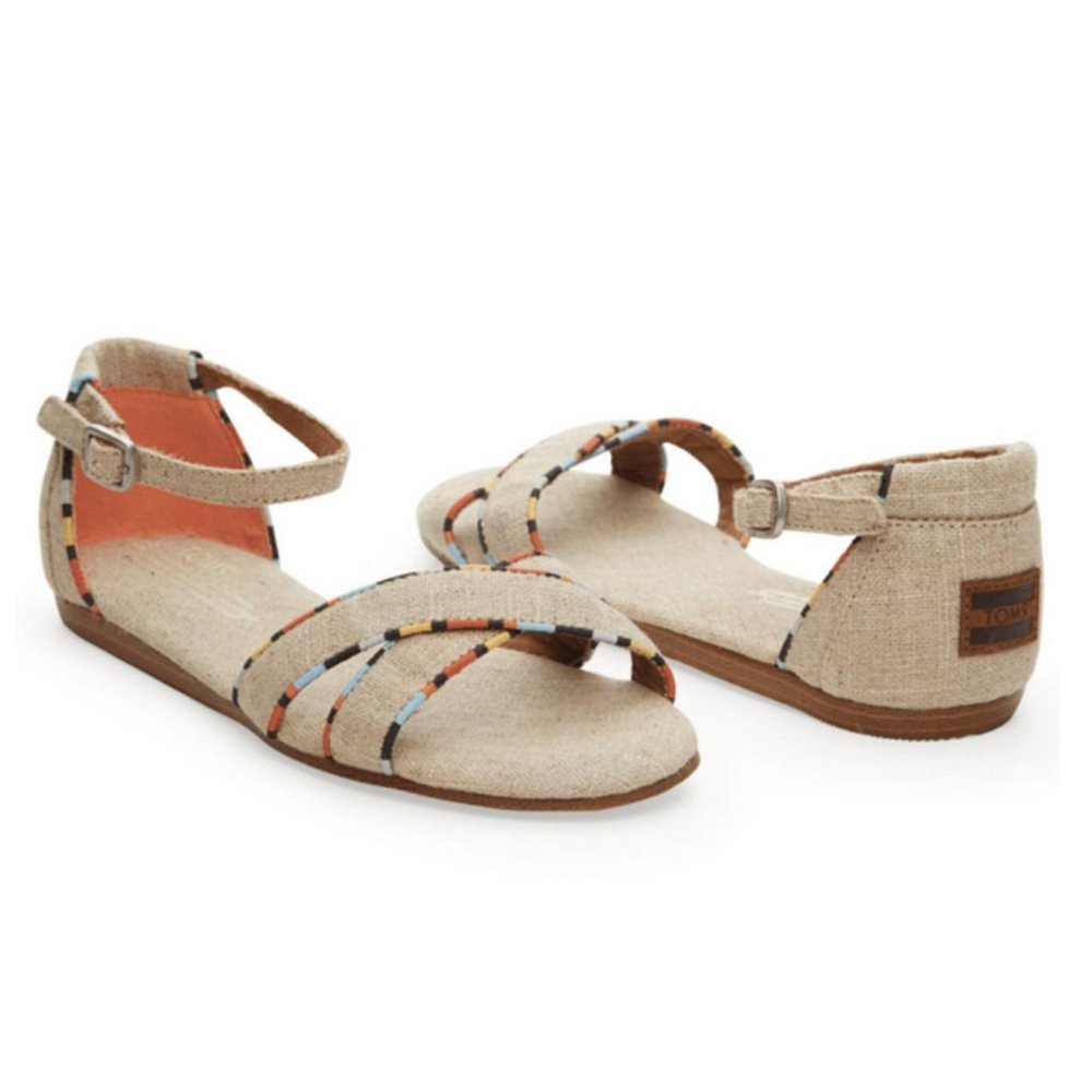 TOMS Correa Sandals, Burlap, W7.5